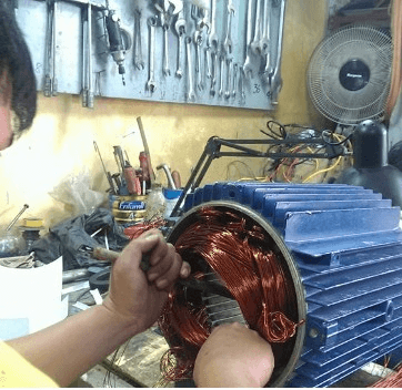 Quá trình thay thế phụ tùng máy bơm